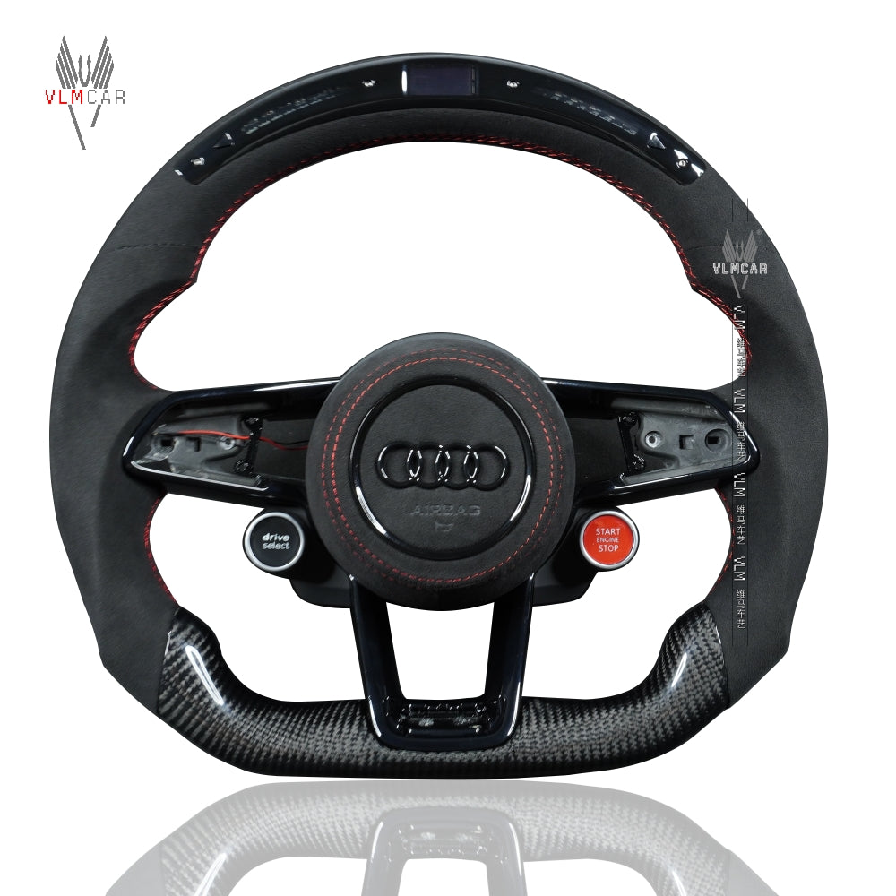 Private Custom Carbon Fiber Steering Wheel For Audi TT R8 A3 S3 8P RS3 RS6