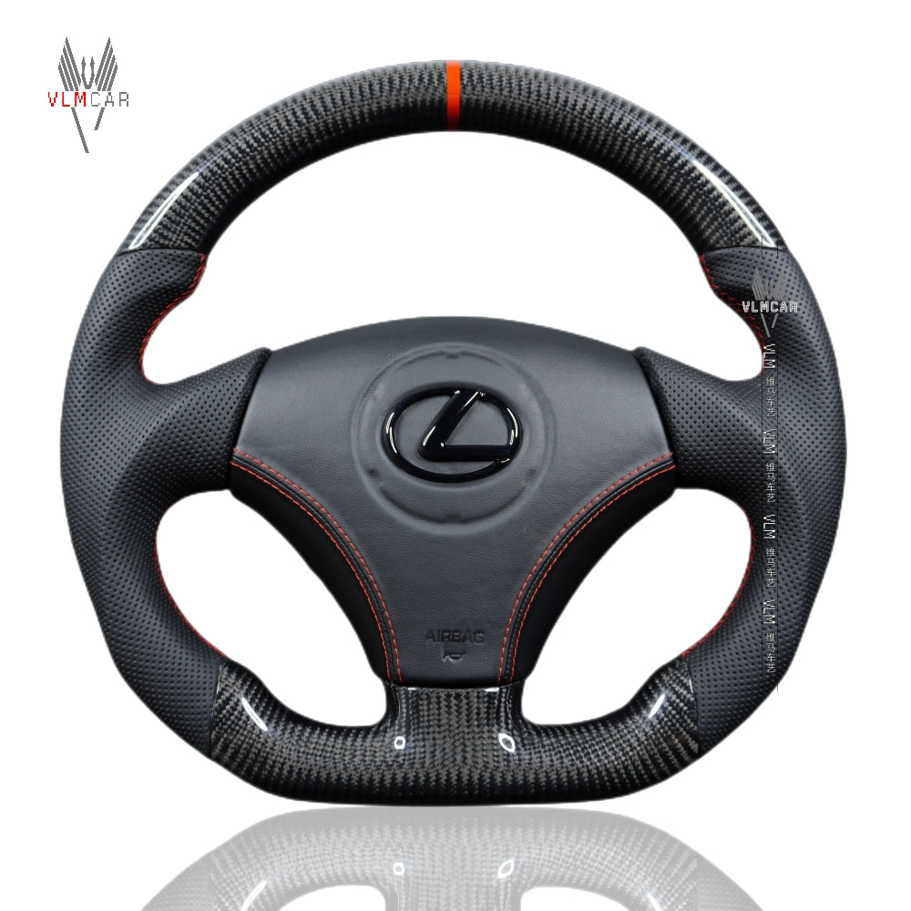 Private Custom Carbon Fiber Steering Wheel For Lexus GS / GS250 / GS350 / GS300 / GS400 / GS430 /  GS450