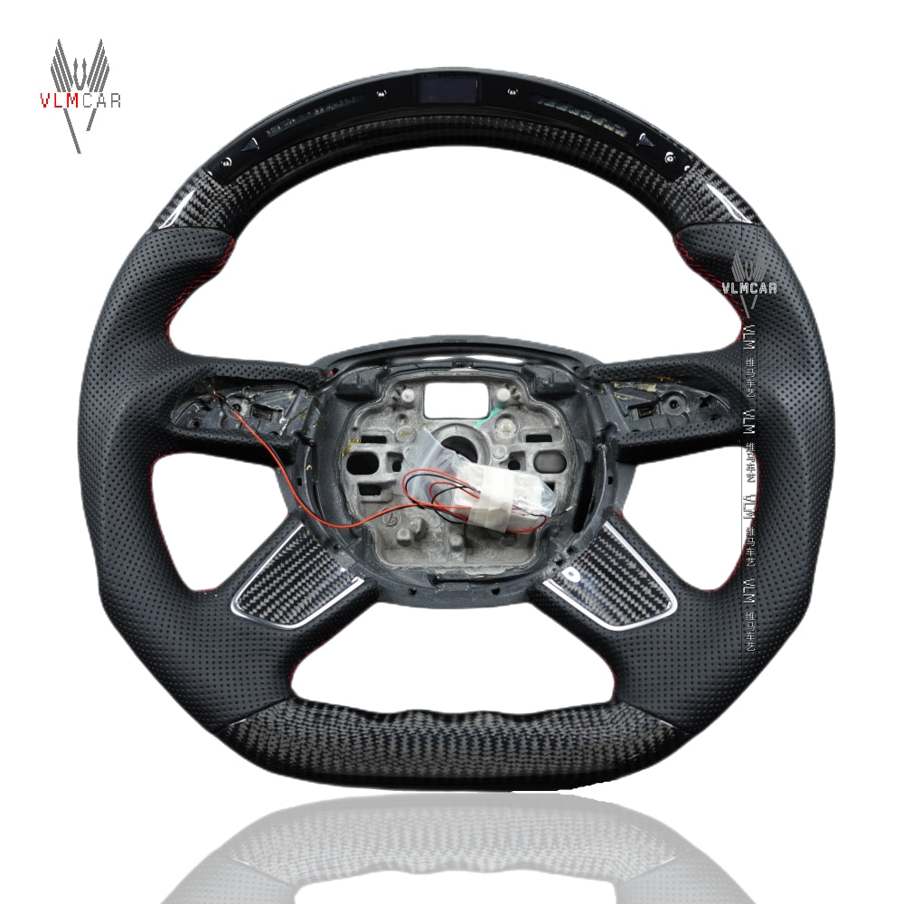 Private Custom Carbon Fiber Steering Wheel For Audi A4 A6 A7 Q7