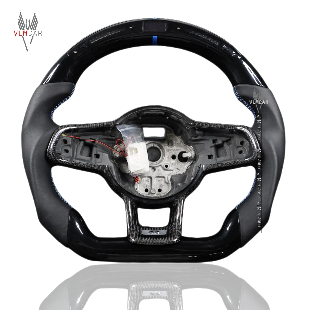 Private Custom Carbon Fiber Steering Wheel For Volkswagen Golf7 MK7R GTI VW