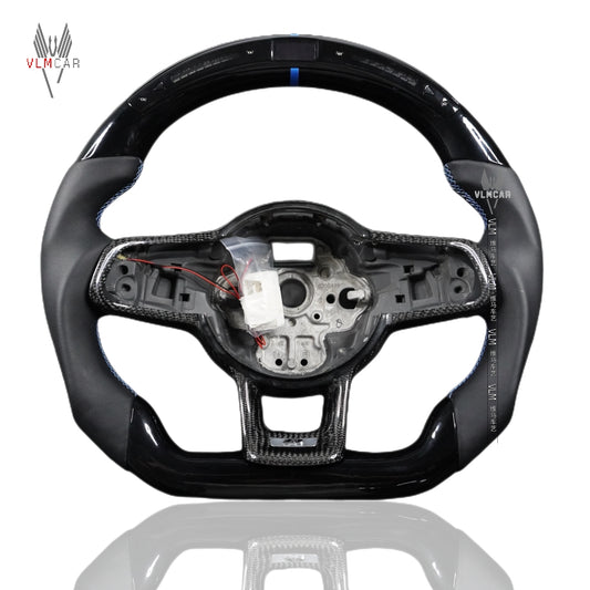 Private Custom Carbon Fiber Steering Wheel For Volkswagen Golf7 MK7R GTI VW