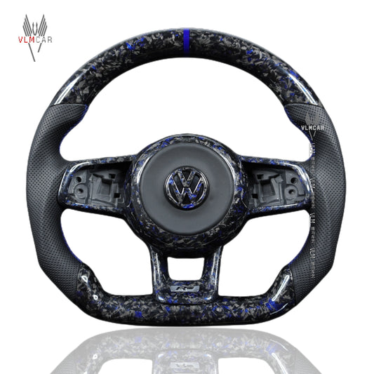 Private Custom Carbon Fiber Steering Wheel For Volkswagen Golf7 MK7 R GTI VW
