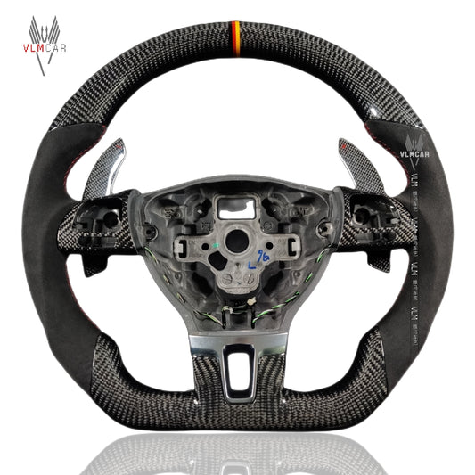 Private Custom Carbon Fiber Steering Wheel For Volkswagen Golf Jetta CC Passat MK6 VW