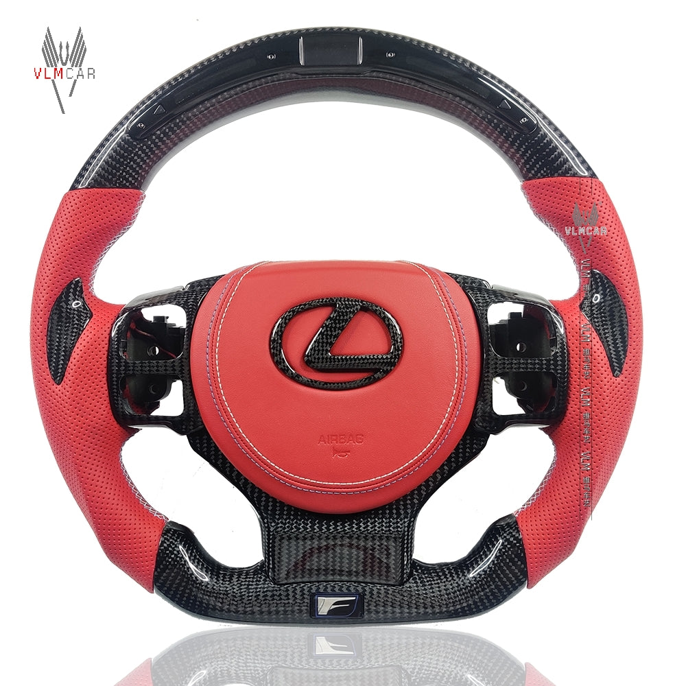Private Custom Carbon Fiber Steering Wheel For Lexus IS / ISF / RC / RCF / GSF