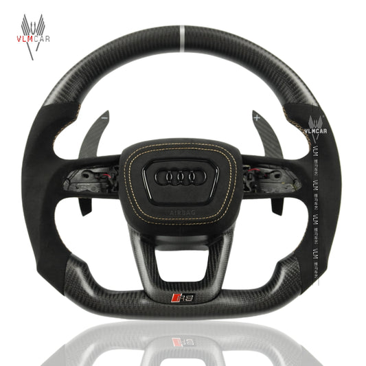 Private Custom Carbon Fiber Steering Wheel For Audi Q3 Q5 SQ8 RS5
