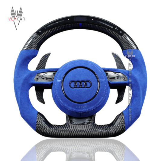 Private Custom Carbon Fiber Steering Wheel For Audi A1 S1 S3 S4 S5 RS3 RS4 RS5 SQ5
