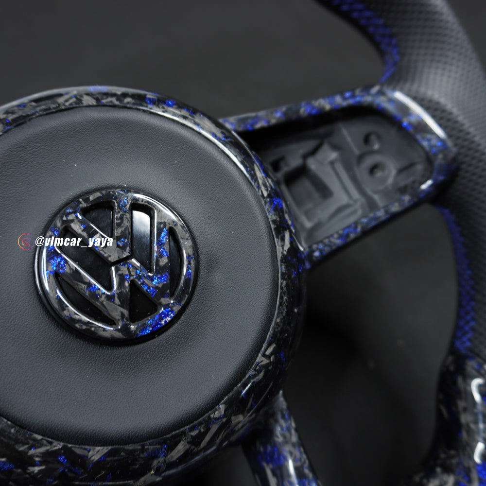 Private Custom Carbon Fiber Steering Wheel For Volkswagen Golf7 MK7 R GTI VW