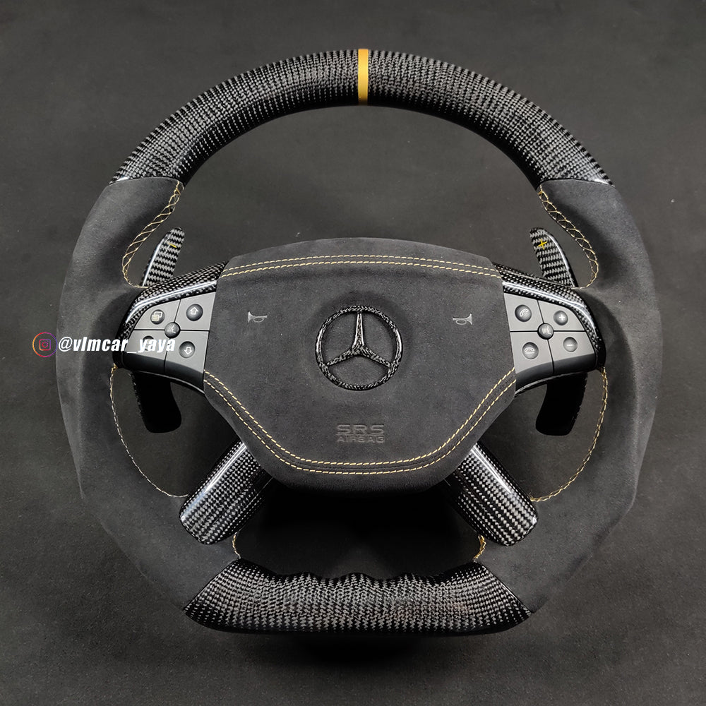Private Custom Carbon Fiber Steering Wheel For Benz ML W164