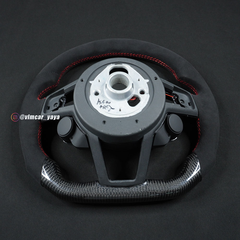 Private Custom Carbon Fiber Steering Wheel For Audi TT R8 A3 S3 8P RS3 RS6