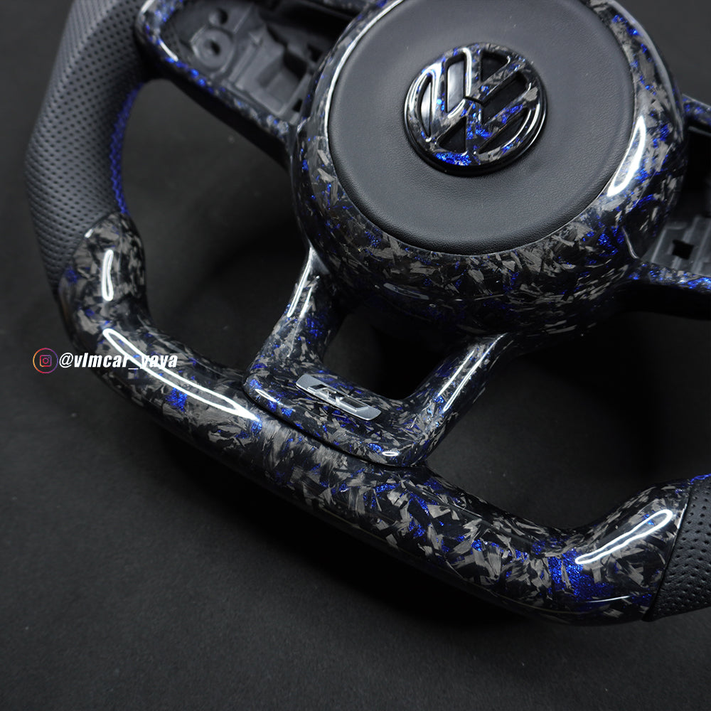 Private Custom Carbon Fiber Steering Wheel For Volkswagen Golf7 MK7 R GTI VW