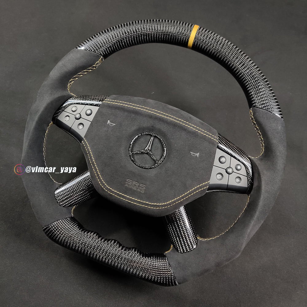 Private Custom Carbon Fiber Steering Wheel For Benz ML W164