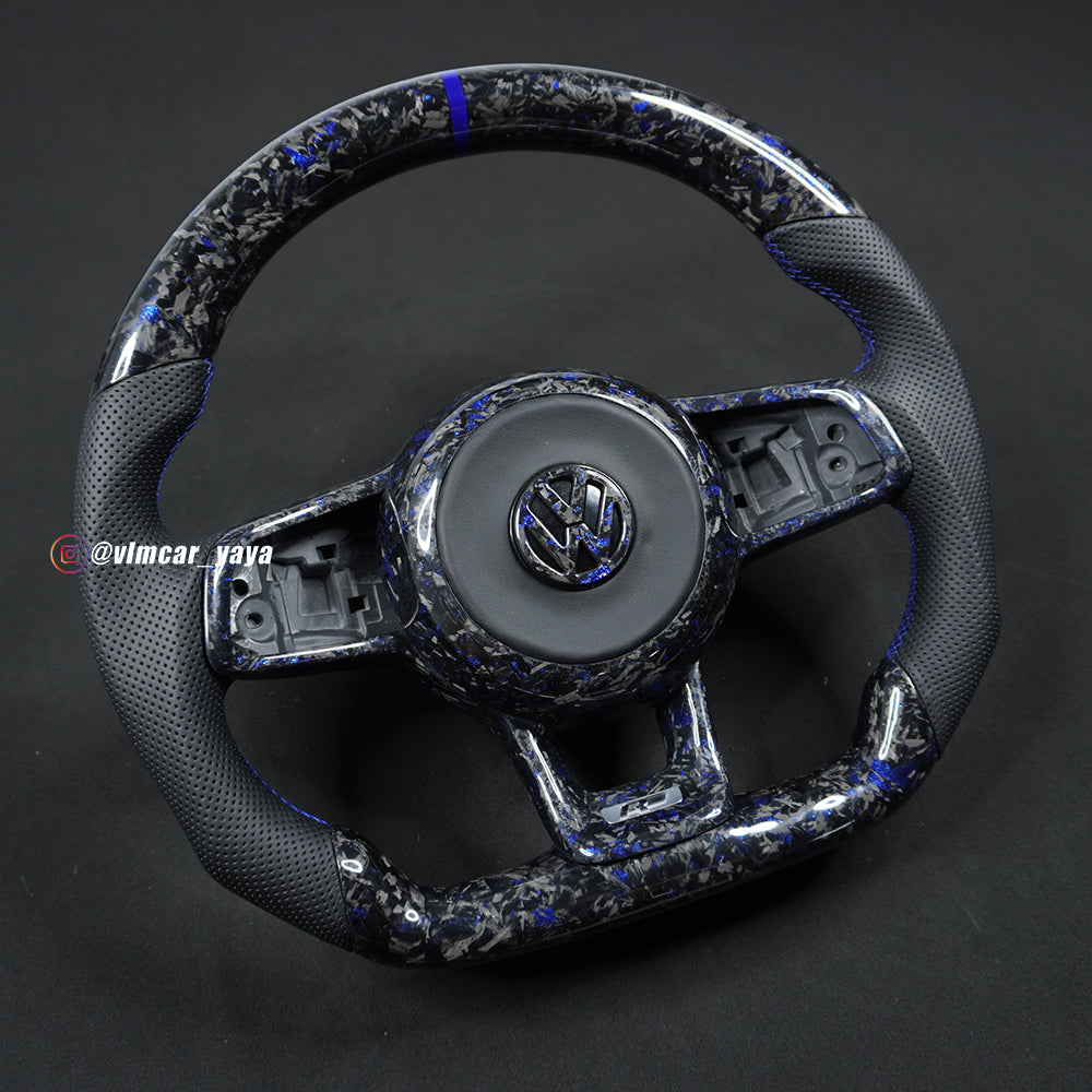 Private Custom Carbon Fiber Steering Wheel For Volkswagen Golf7 MK7 R GTI VW