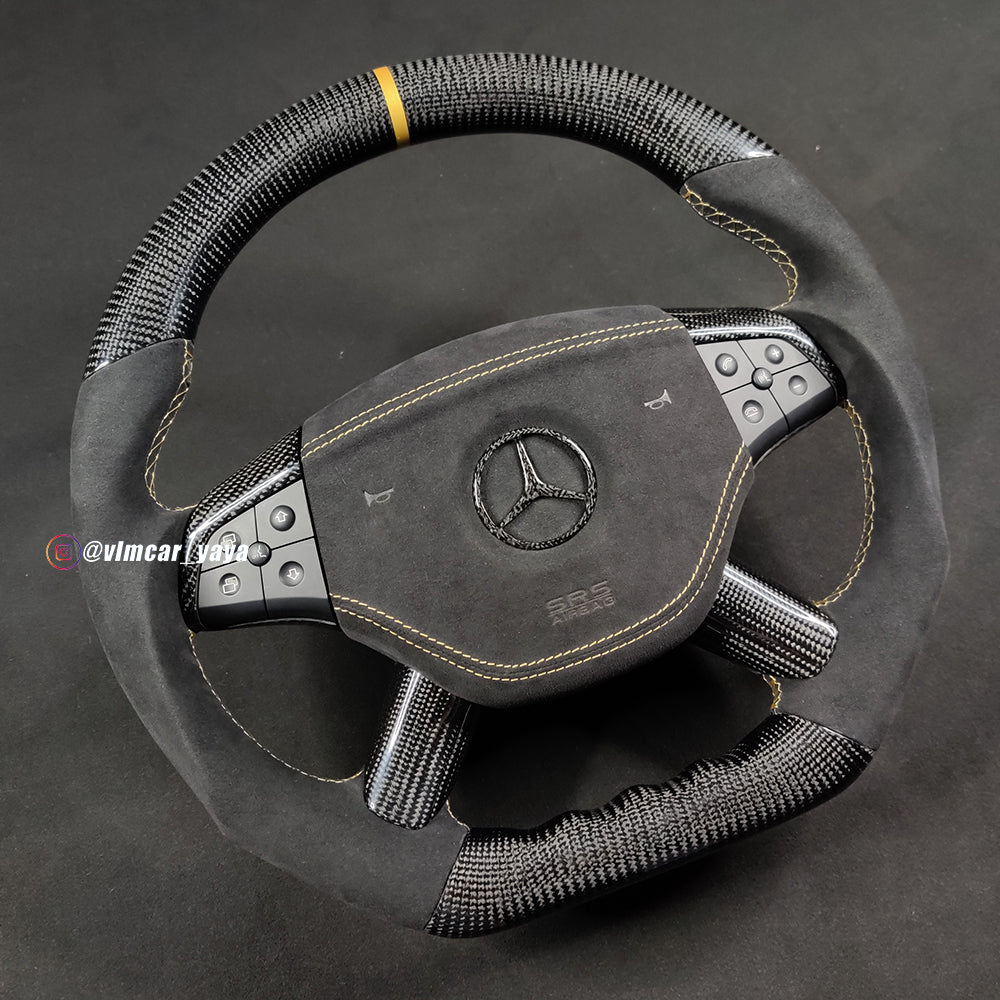 Private Custom Carbon Fiber Steering Wheel For Benz ML W164