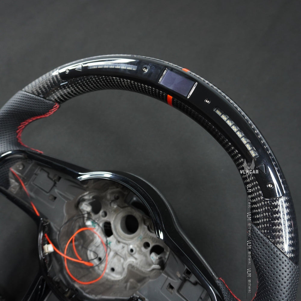 Private Custom Carbon Fiber Steering Wheel For Volkswagen Golf7 MK7R GTI VW